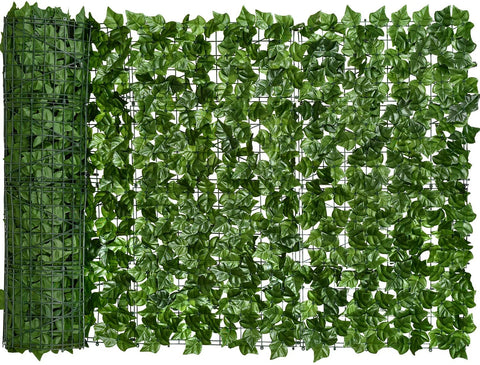 Faux Ivy Privacy Fence Screen Hedge 100″ × 59″ S3065 