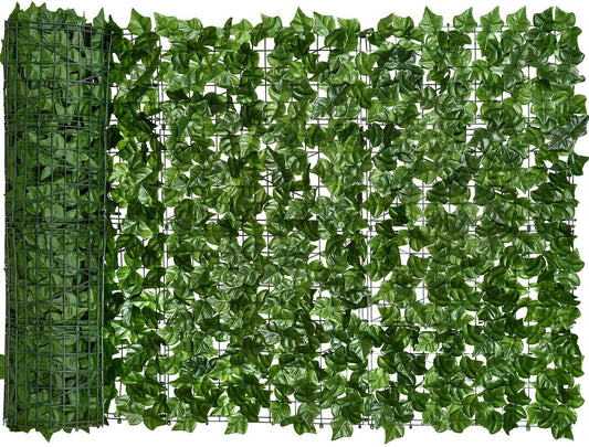 Faux Ivy Privacy Fence Screen Hedge 100″ × 59″ S3065 