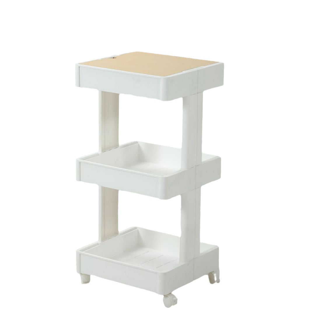 NEW 3 Tier Rolling Adjustable Bedroom Cart K0031