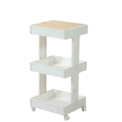 NEW 3 Tier Rolling Adjustable Bedroom Cart K0031