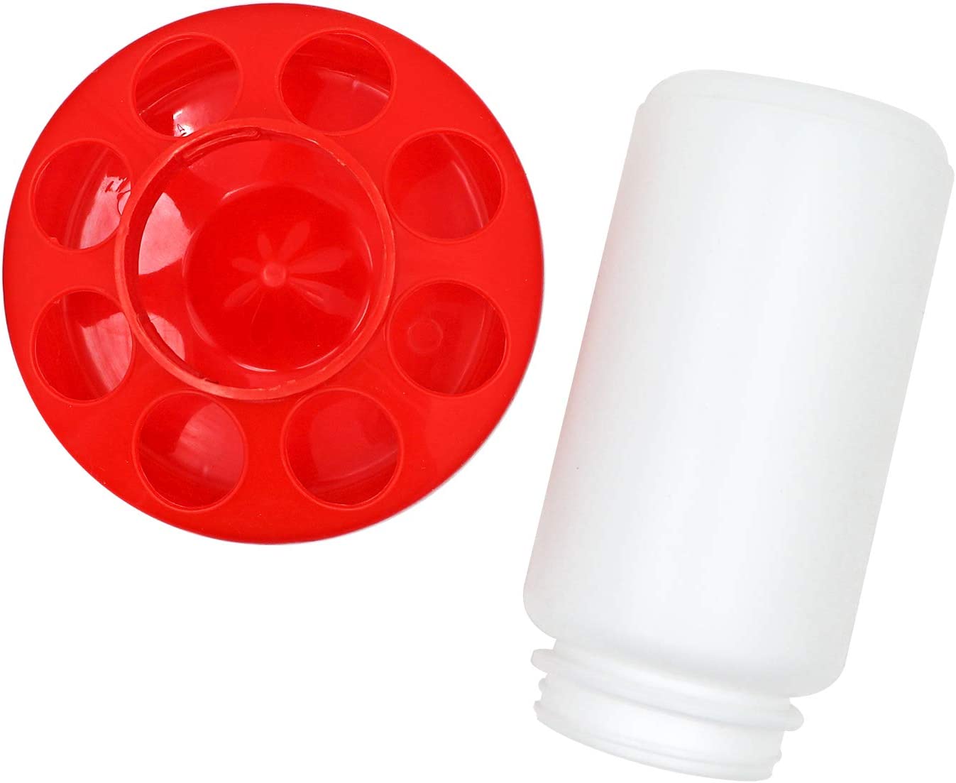 1 KG Poultry Chicken Feeder & 1.5L Waterer Set – Easy Refill Backyard Bird Care 1211314 - with | Sold by Uncle Wiener's Wholesale