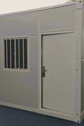 Exterior Image: Portable 19 FT Folding Insulated Container Office with Lockable Door – Outdoor View

Interior Image: Inside View of Modular Prefab Cabin Office with Window and Electrical Plug

Folded View: Foldable Prefab Container for Easy Transport and Setup

Setup Process: Step-by-step Setup of 19 FT Folding Steel Container Office

Multiple Angles: Various Views of the Portable Modular Work Cabin
