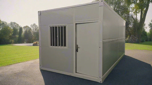 Exterior Image: Portable 19 FT Folding Insulated Container Office with Lockable Door – Outdoor View

Interior Image: Inside View of Modular Prefab Cabin Office with Window and Electrical Plug

Folded View: Foldable Prefab Container for Easy Transport and Setup

Setup Process: Step-by-step Setup of 19 FT Folding Steel Container Office

Multiple Angles: Various Views of the Portable Modular Work Cabin