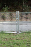10 × 5 ft Galvanized Steel Fence Gate – Heavy - Duty ⅛″ Wire, 2″ Mesh, Includes Hinges & Latch 4295264 - with | Sold by Uncle Wiener's Wholesale