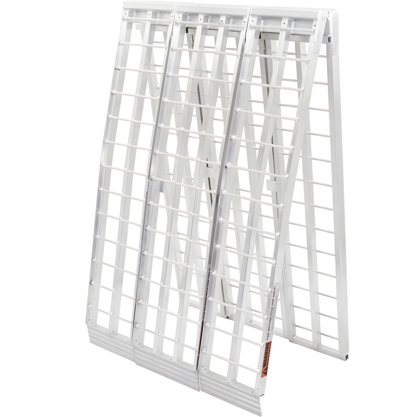 10' Aluminum Motorcycle Ramp – 1500 lb Capacity, Foldable, Arched Design – SKU AMR12038 - with | Sold by Uncle Wiener's Wholesale