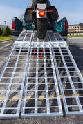 10' Aluminum Motorcycle Ramp – 1500 lb Capacity, Foldable, Arched Design – SKU AMR12038 - with | Sold by Uncle Wiener's Wholesale