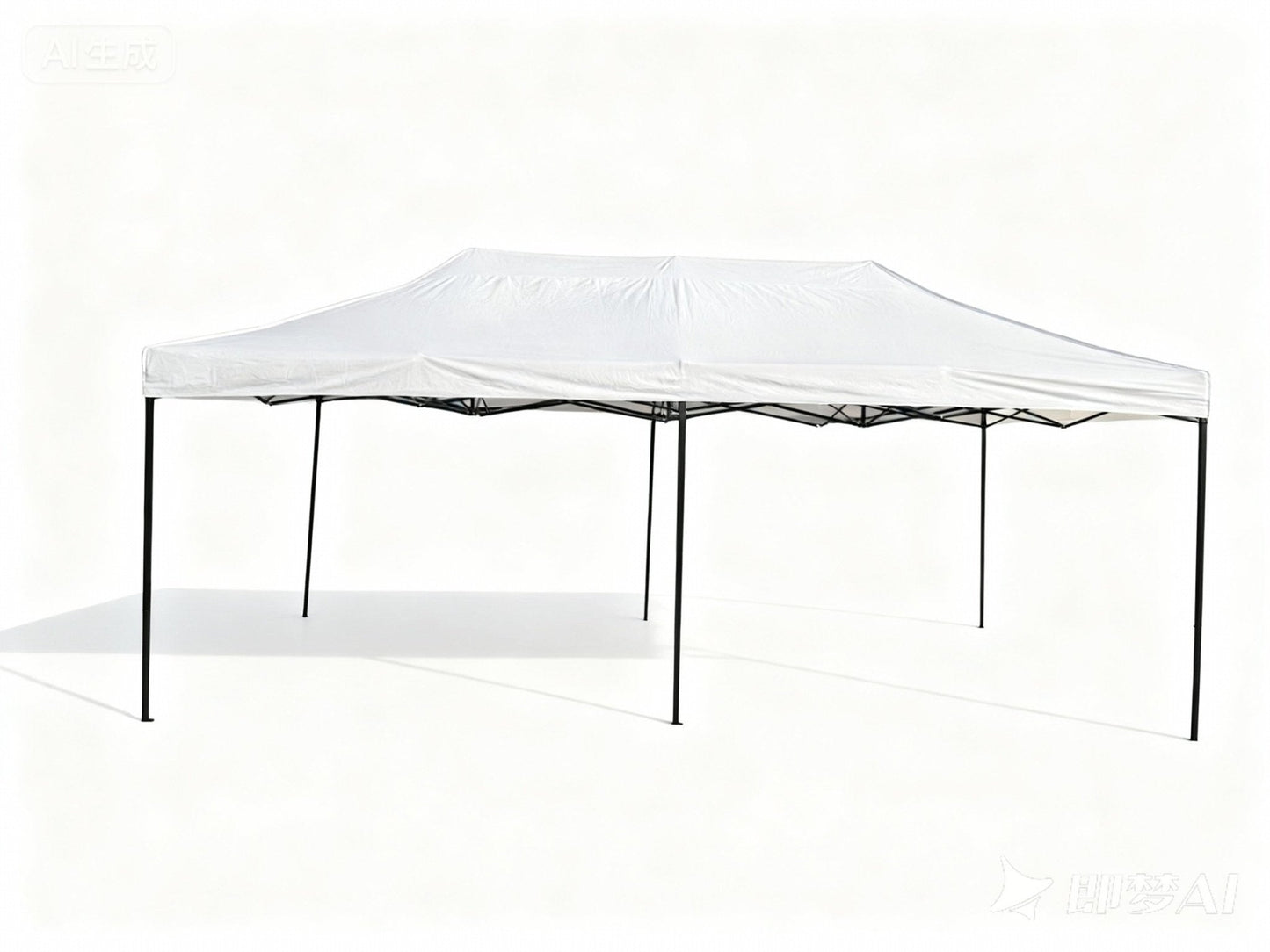 10 ft × 20 ft Folding Pop - Up Pvc Gazebo with 3 Sidewalls, Waterproof Steel Frame Canopy 1020P3 - with | Sold by Uncle Wiener's Wholesale