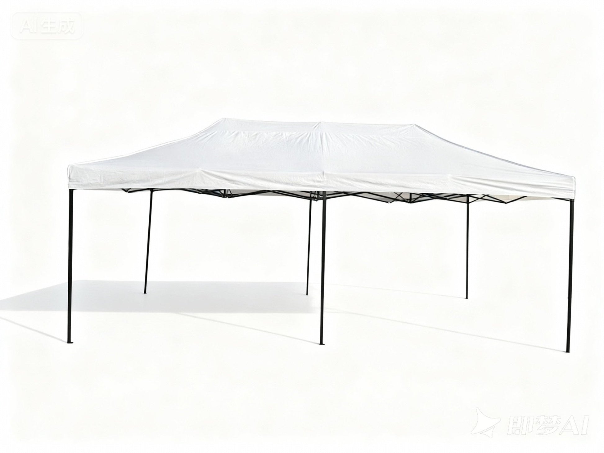 10 ft × 20 ft Folding Pop - Up Pvc Gazebo with 3 Sidewalls, Waterproof Steel Frame Canopy 1020P3 - with | Sold by Uncle Wiener's Wholesale