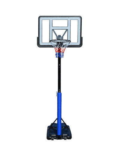 10 FT Adjustable Portable Basketball Hoop – Shatterproof Backboard, 44" Size, All - Weather System | SKU 1113617 - with | Sold by Uncle Wiener's Wholesale