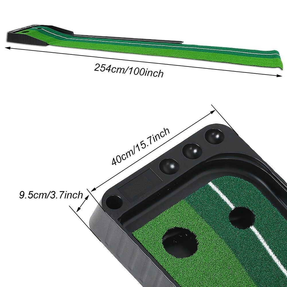 10 FT Golf Putting Mat with Automatic Ball Return – Indoor Practice Green TL004 - with | Sold by Uncle Wiener's Wholesale