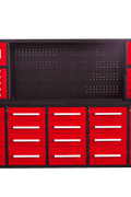 10 FT Heavy - Duty Modular Tool Bench & Cabinet System with 30–40 Lockable Drawers Workbench - with Stainless Steel 30 Drawer | Sold by Uncle Wiener's Wholesale