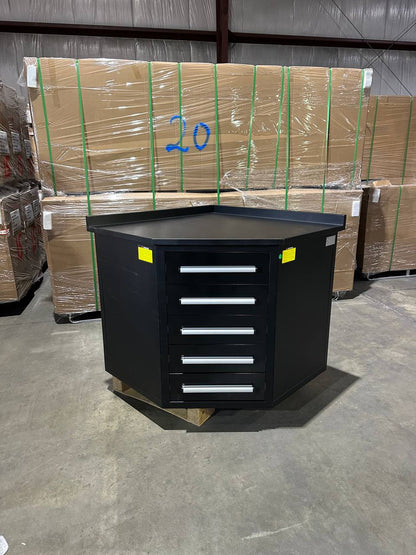 10 FT Heavy - Duty Steel Garage Tool Bench Work bench With 15/20/25/35 Drawers – Industrial Storage Table - with 3.5 ft Corner 5 Drawer Connector Bench Black | Sold by Uncle Wiener's Wholesale