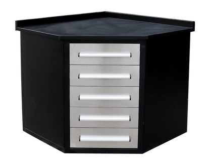 10 FT Heavy - Duty Steel Garage Tool Bench Workbench with 15/20/25/35 Drawers – Industrial Storage Table - with 3.5 ft Corner Connector Bench | Sold by Uncle Wiener's Wholesale