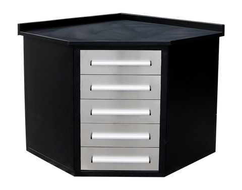 10 FT Heavy - Duty Steel Garage Tool Bench Workbench with 15/20/25/35 Drawers – Industrial Storage Table - with 3.5 ft Corner Connector Bench | Sold by Uncle Wiener's Wholesale