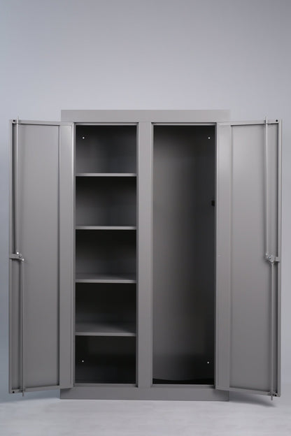 10 - Gun Locking Safe Cabinet with Double Doors – 32" × 13.5" × 55" GC10DD - with | Sold by Uncle Wiener's Wholesale