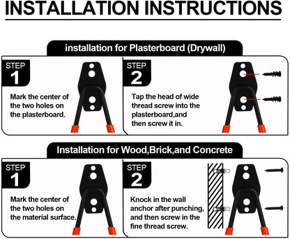 10 Pack Heavy - Duty Garage Wall Mount Storage Hooks with PVC Coating – Rust - Resistant Tool Organizer WT21391 - with | Sold by Uncle Wiener's Wholesale