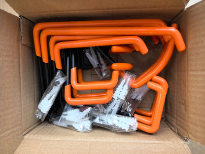 10 Pack Heavy - Duty Garage Wall Mount Storage Hooks with PVC Coating – Rust - Resistant Tool Organizer WT21391 - with | Sold by Uncle Wiener's Wholesale