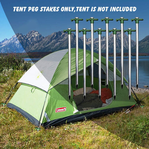 10 Pack Pop Up Tent Canopy Stake Kit – Heavy - Duty Anchors S1129 - with | Sold by Uncle Wiener's Wholesale