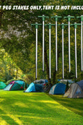 10 Pack Pop Up Tent Canopy Stake Kit – Heavy - Duty Anchors S1129 - with | Sold by Uncle Wiener's Wholesale