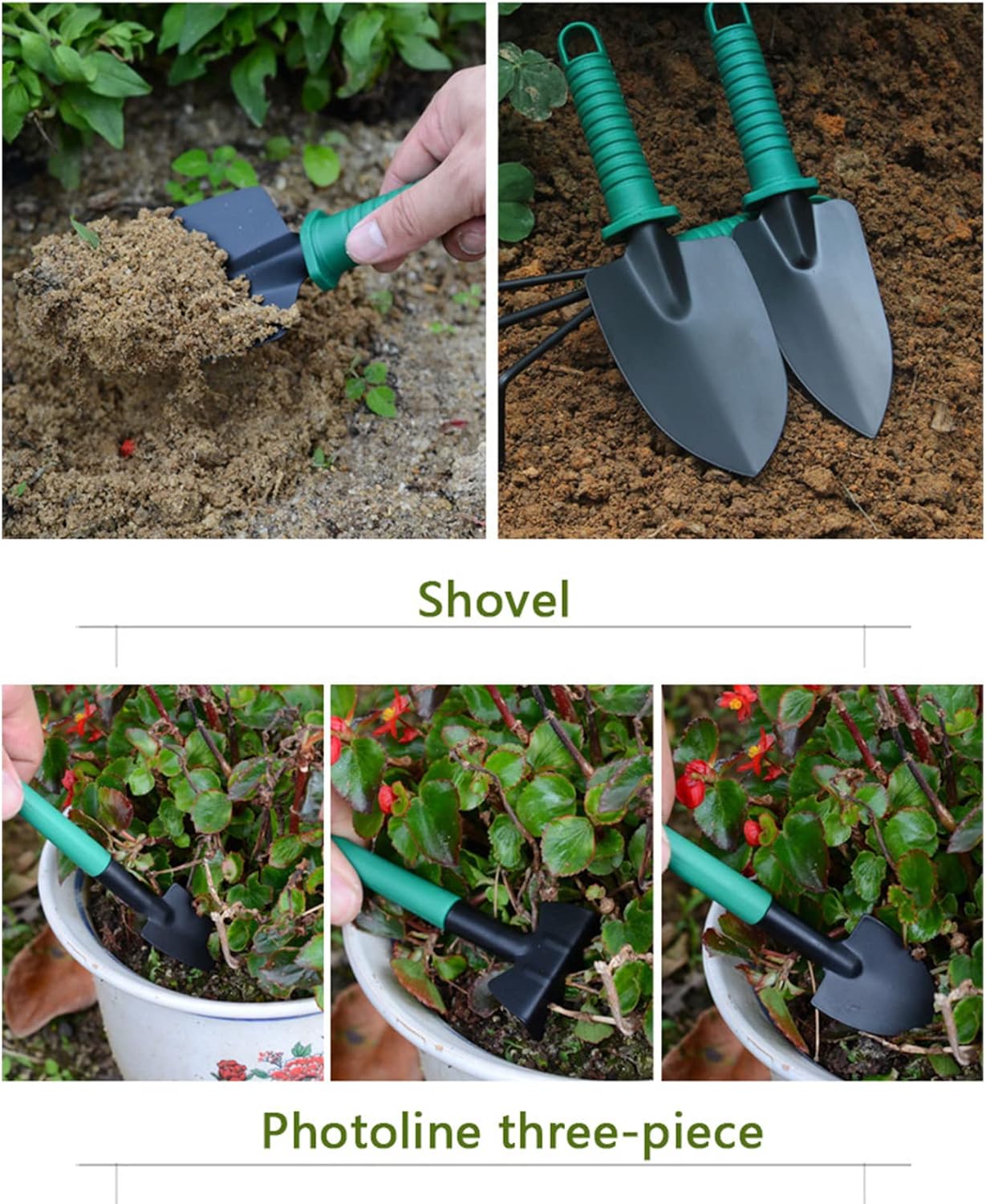 10 - Piece Gardening Tools Set with Carry Case – Green Garden Hand Tool Kit GTS10 - with | Sold by Uncle Wiener's Wholesale