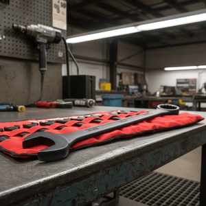 10-Piece Jumbo Combination Wrench Set Black Oxide Heavy Duty SAE & Metric Sizes 1-5/16″–2″ / 33mm–50mm