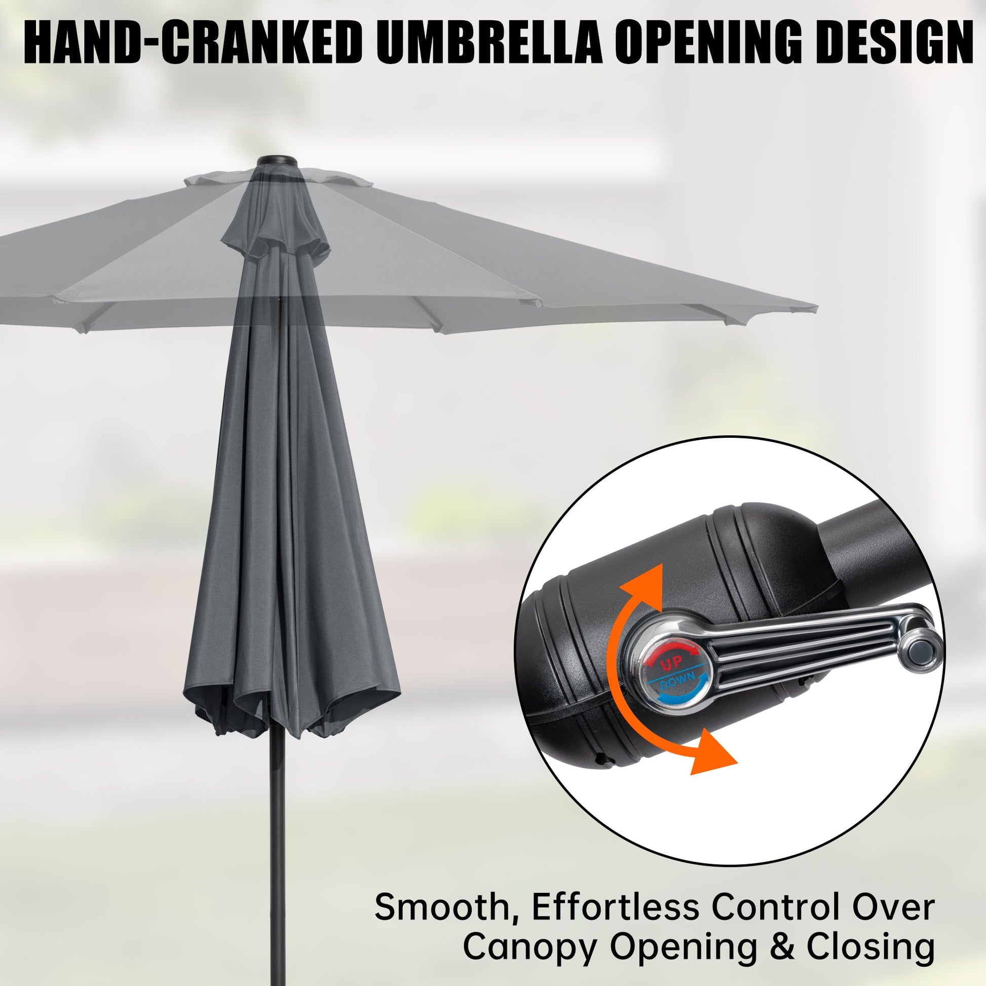 hampton bay 10 solar led patio umbrella 10′ Solar LED Market Patio Umbrella with Tilt & Crank 24 LED Lights – Uncle Wiener's Wholesale