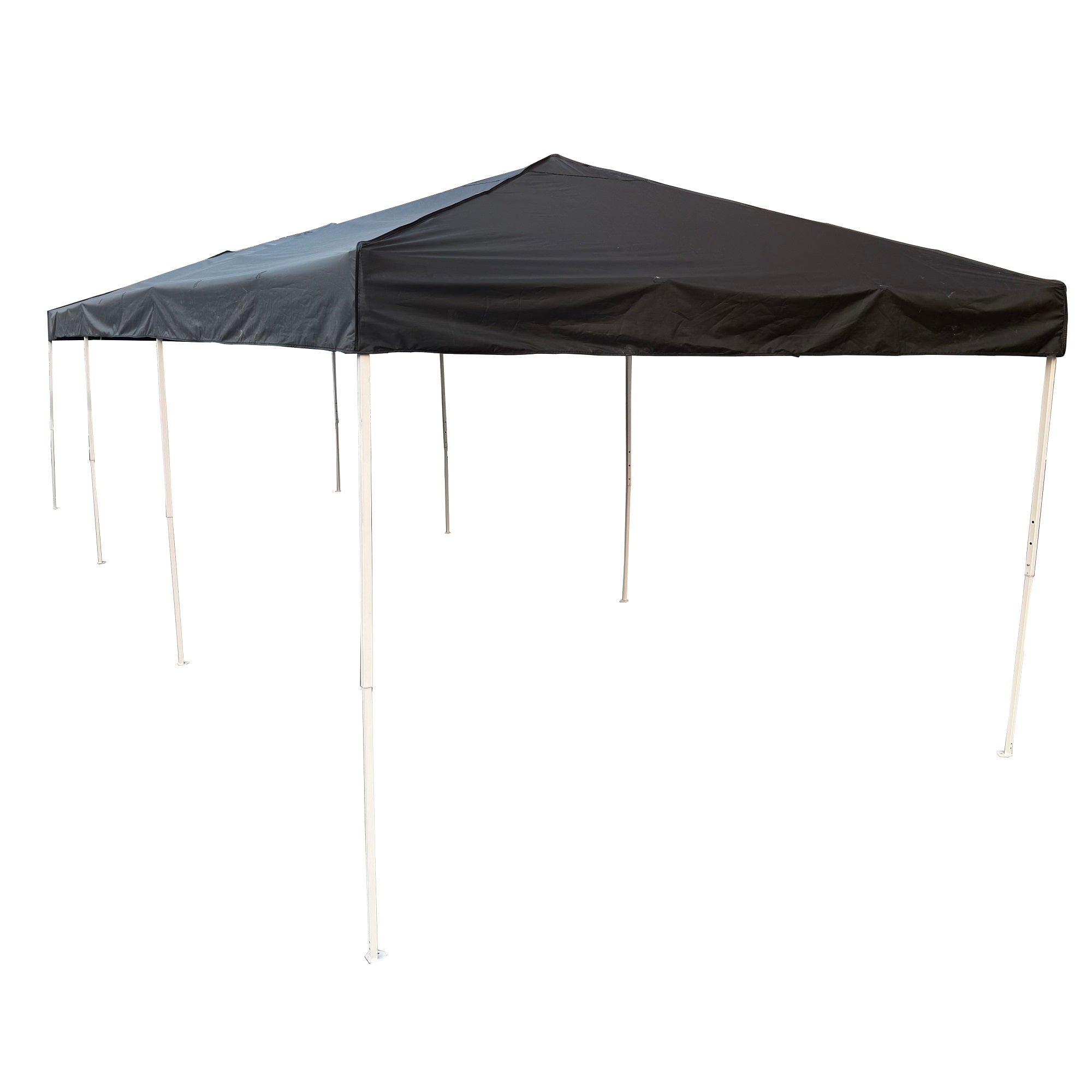 10 x 30 Ft Folding Gazebo Canopy Steel Frame Waterproof 420D Oxford PVC Outdoor Shelter - with Gray | Sold by Uncle Wiener's Wholesale