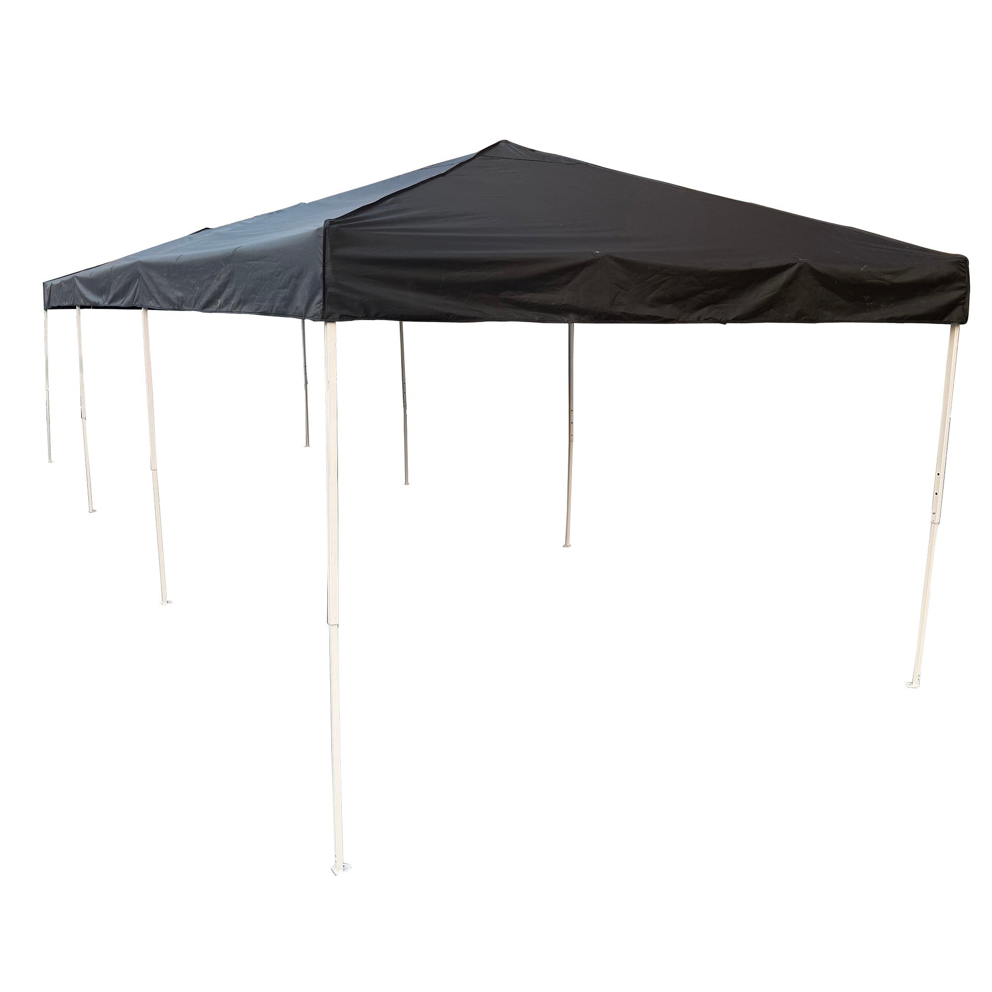 10 x 30 Ft Folding Gazebo Canopy Steel Frame Waterproof 420D Oxford PVC Outdoor Shelter - with Gray | Sold by Uncle Wiener's Wholesale