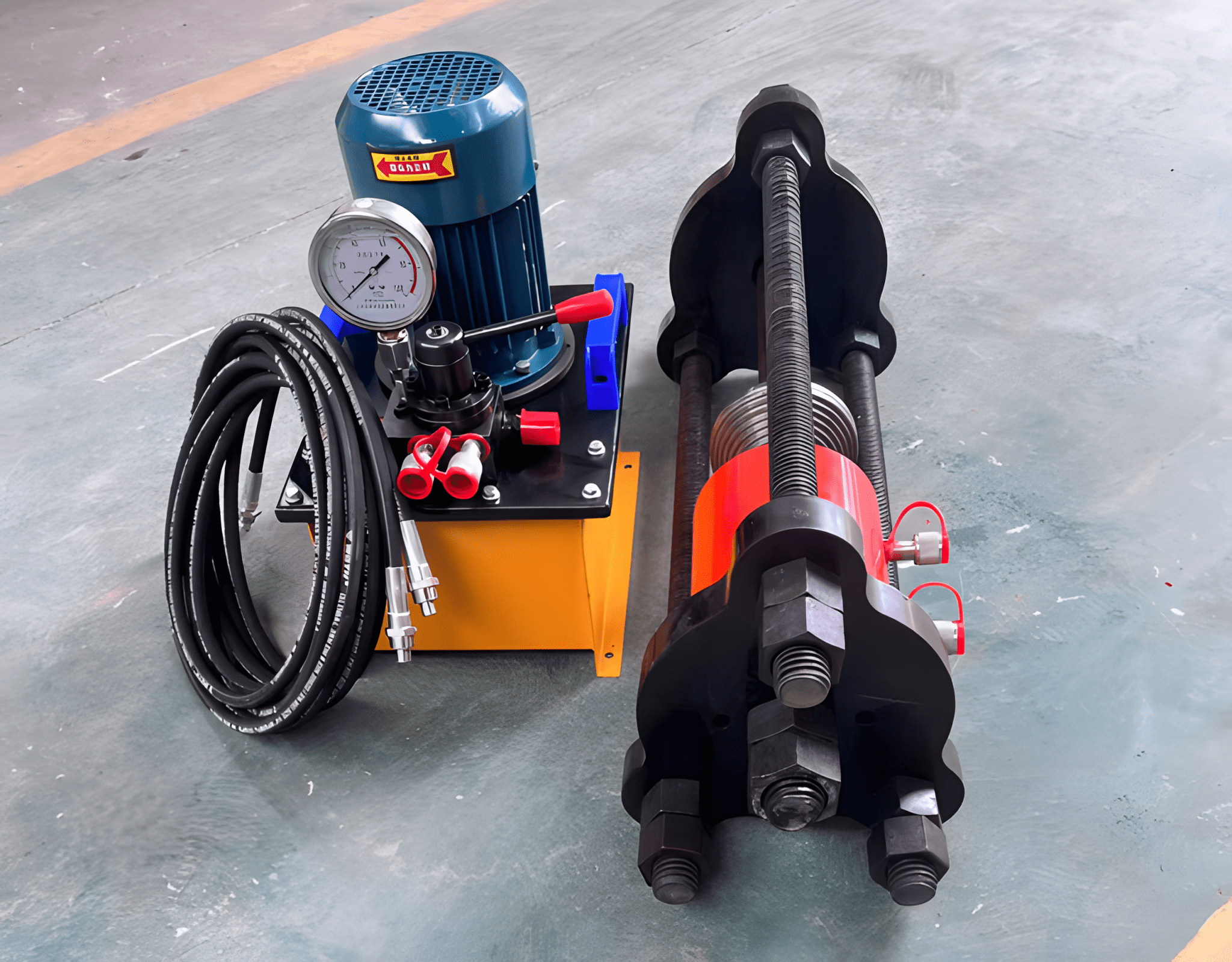 100 Ton Excavator Maintenance Pin Press Sleeve and Chain Press Machine ...
