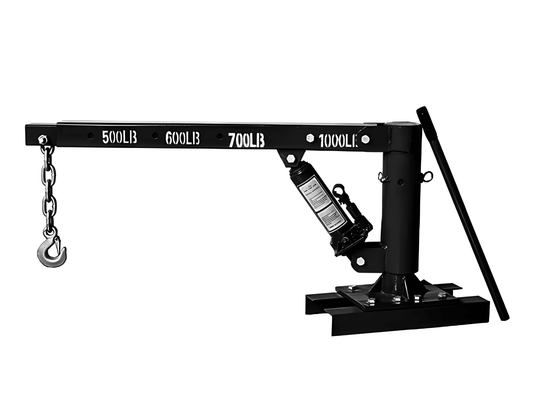 1000 lb Pickup Truck Mini Crane Swivel Bed Mounted Hoist for Lifting Engines Equipment and Cargo MTC25128 - with | Sold by Uncle Wiener's Wholesale