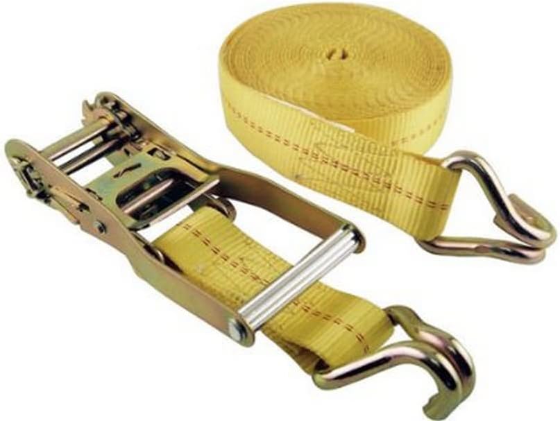 10,000 lb Capacity Ratchet Strap – 2" Wide x 27' Long RS2WH - with Single 2″ x 27FT | Sold by Uncle Wiener's Wholesale