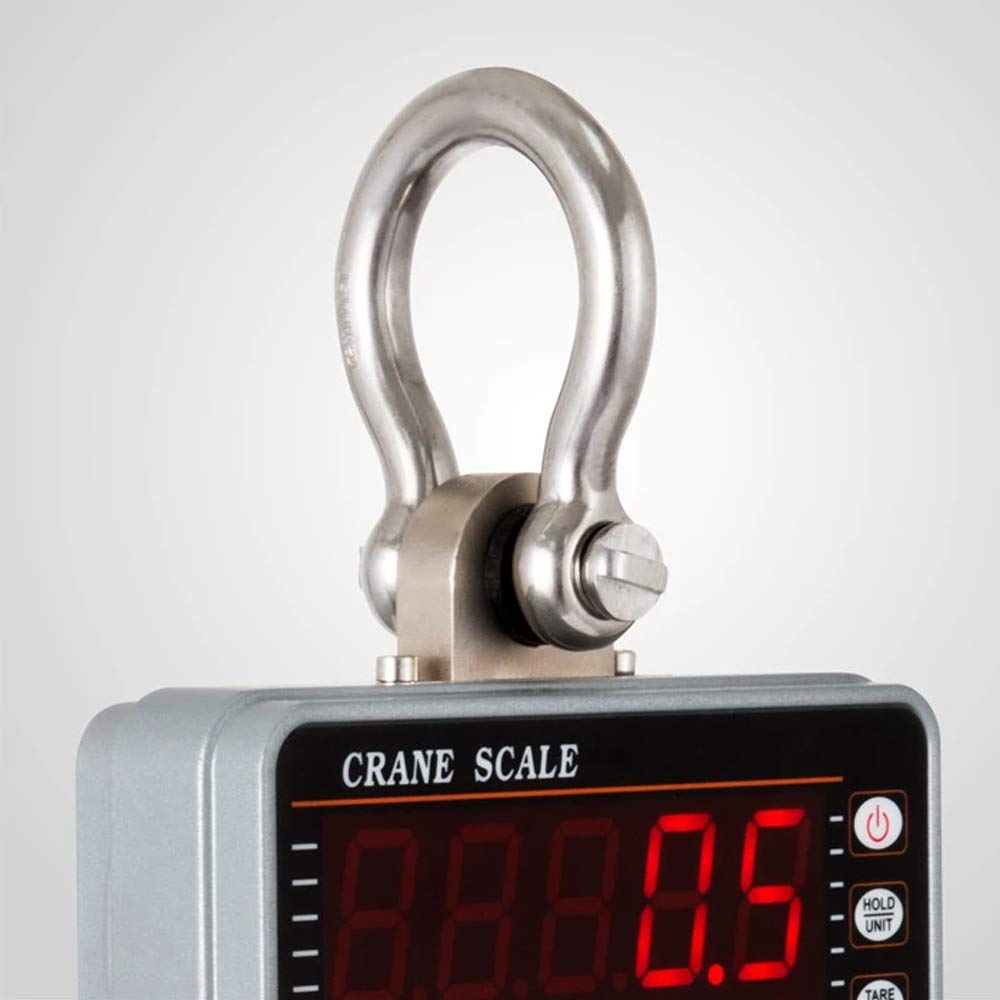 1000KG Digital Crane Scale with Remote – Heavy - Duty Hanging Weight Scale | Industrial 1 Ton Capacity - with | Sold by Uncle Wiener's Wholesale