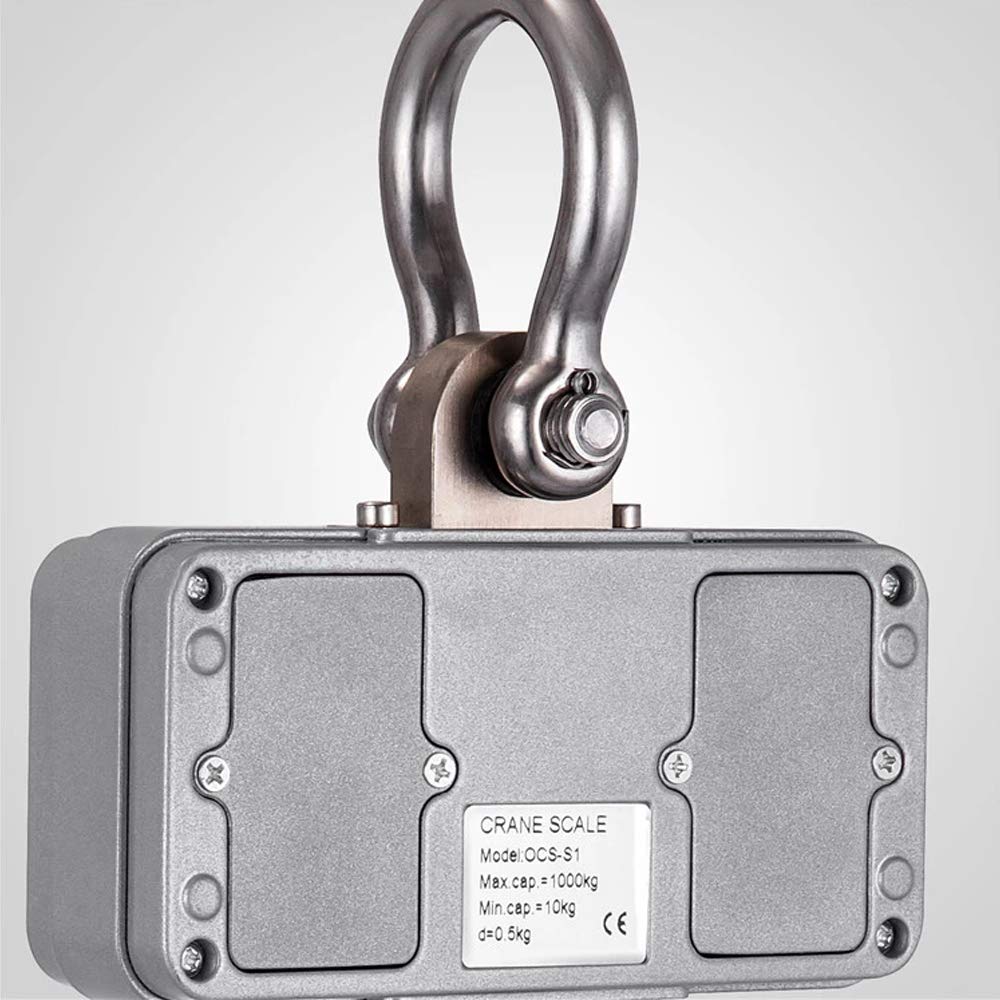 1000KG Digital Crane Scale with Remote – Heavy - Duty Hanging Weight Scale | Industrial 1 Ton Capacity - with | Sold by Uncle Wiener's Wholesale