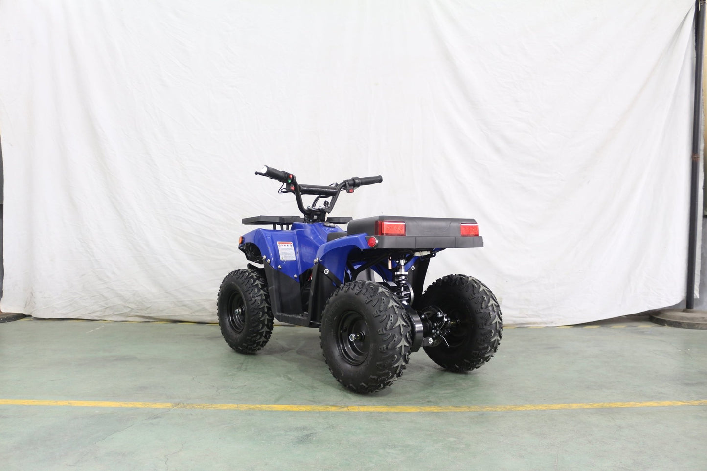 1000W Kids Electric ATV – 36V Battery, Disc Brakes, Forward/Reverse Gear, Big Tires – Blue & Black - with Blue | Sold by Uncle Wiener's Wholesale