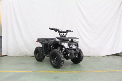 1000W Kids Electric ATV – 36V Battery, Disc Brakes, Forward/Reverse Gear, Big Tires – Blue & Black - with Black | Sold by Uncle Wiener's Wholesale