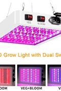 1000W LED Grow Light with VEG & BLOOM Switch, Full Spectrum IP65 Waterproof Hydroponic Plant Lamp 937211 - with | Sold by Uncle Wiener's Wholesale