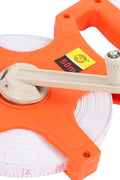 100m Fiberglass Tape Measure – Durable Long Distance Measuring Reel | SKU TM100M - with | Sold by Uncle Wiener's Wholesale