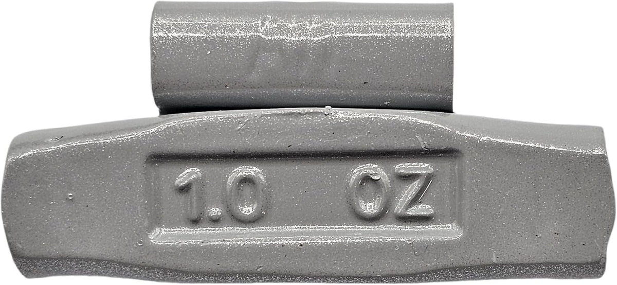 100pc Wheel Weights Set 0.25–1oz Clip-On Assorted Styles - with P Style – SKU FE60AP | Sold by Uncle Wiener's Wholesale