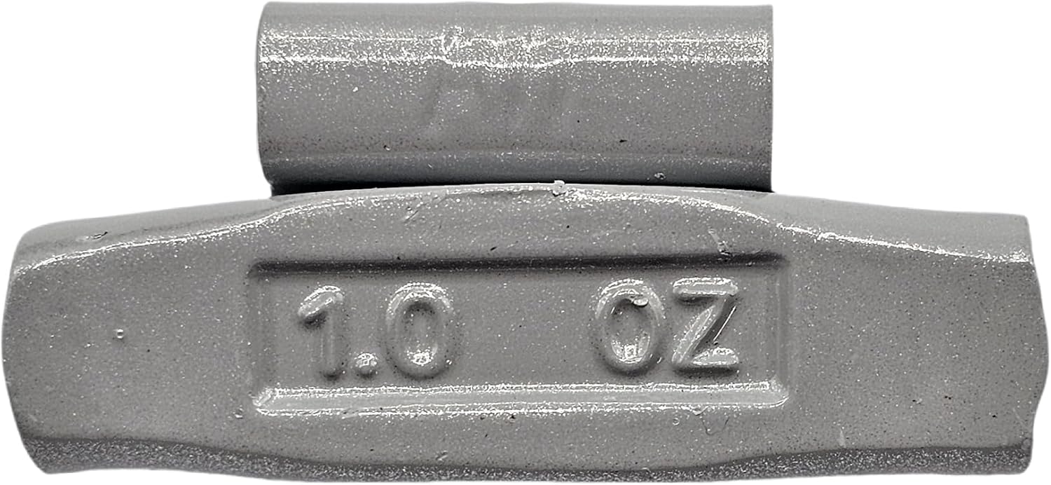 100pc Wheel Weights Set 0.25–1oz Clip-On Assorted Styles - with P Style – SKU FE60AP | Sold by Uncle Wiener's Wholesale