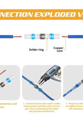 100pcs Heat Shrink Butt Wire Connectors Terminal Kit SDM030112 - with | Sold by Uncle Wiener's Wholesale