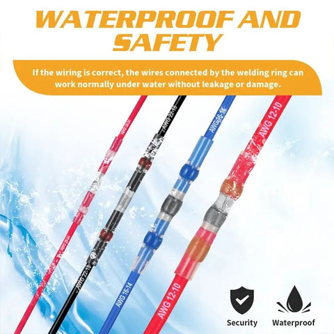 100pcs Heat Shrink Butt Wire Connectors Terminal Kit SDM030112 - with | Sold by Uncle Wiener's Wholesale