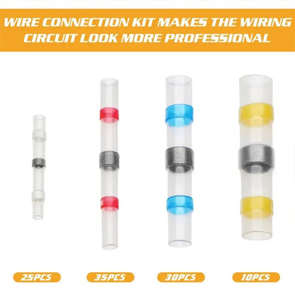 100pcs Heat Shrink Butt Wire Connectors Terminal Kit SDM030112 - with | Sold by Uncle Wiener's Wholesale