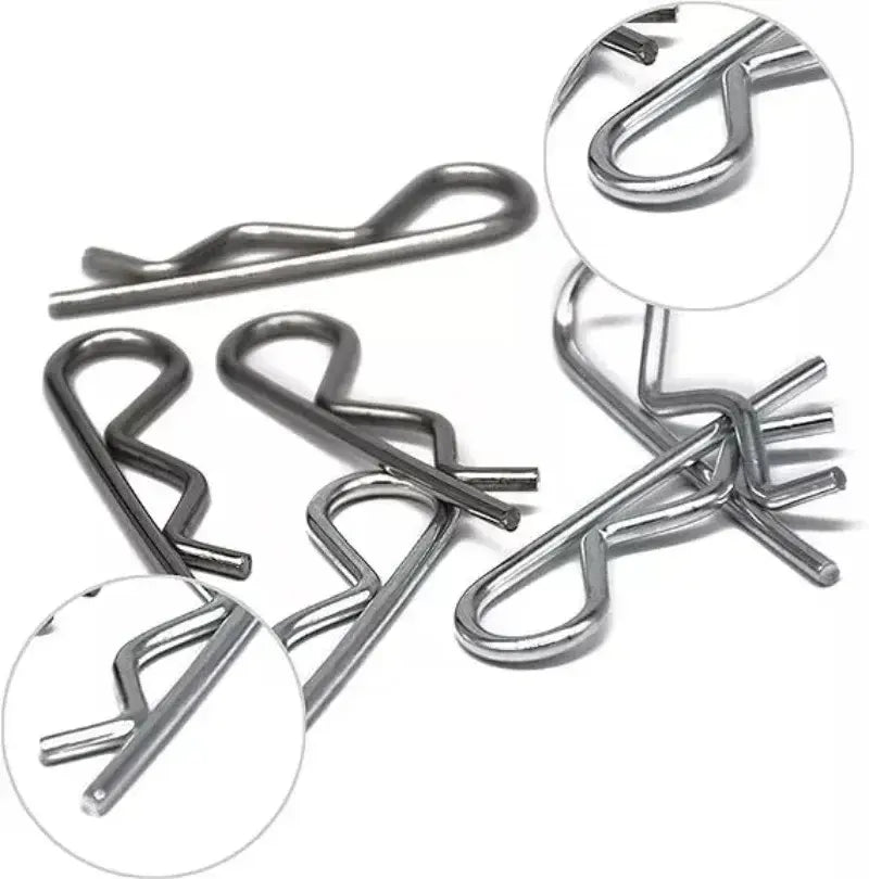 100pcs Stainless Steel Spring Cotter Pin Assortment FS090523 - with | Sold by Uncle Wiener's Wholesale