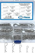 100pcs Stainless Steel Spring Cotter Pin Assortment FS090523 - with | Sold by Uncle Wiener's Wholesale