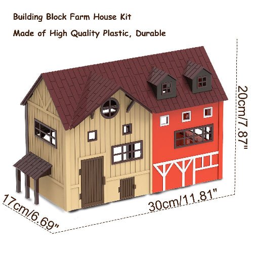 101-Piece Farm Building Set with Lights Sound & Button Battery EPT1077015 - with | Sold by Uncle Wiener's Wholesale