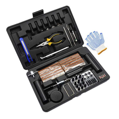 102 Piece Tire Plug Repair Tool Kit Heavy Duty Tubeless Tire Puncture Fix Set TPK0102 - with | Sold by Uncle Wiener's Wholesale