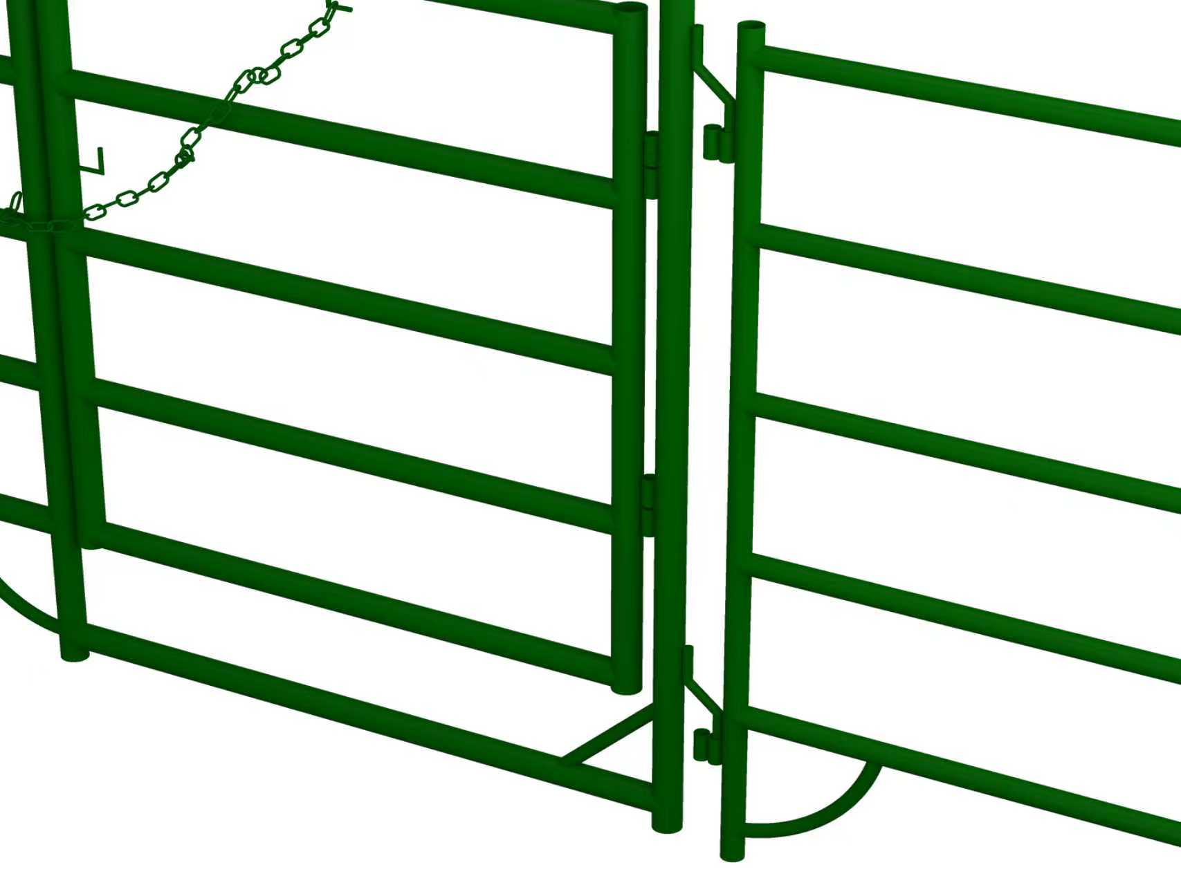 10FT & 12FT Heavy - Duty Steel Corral Panels – Livestock & Horse Fencing with Gate - Livestock Fencing Panel with 5FT x 9.5FT ENTRY CORRAL PANEL | Sold by Uncle Wiener's Wholesale