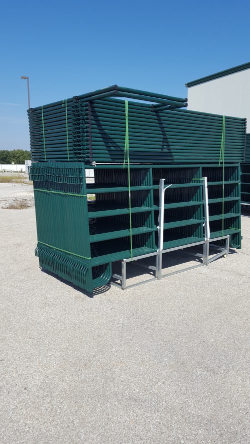 10FT & 12FT STEEL CORRAL PANELS | LIVESTOCK & CATTLE FENCE WITH ENTRANCE GATE - with 5FT x 9.5FT CORRAL PANEL | Sold by Uncle Wiener's Wholesale