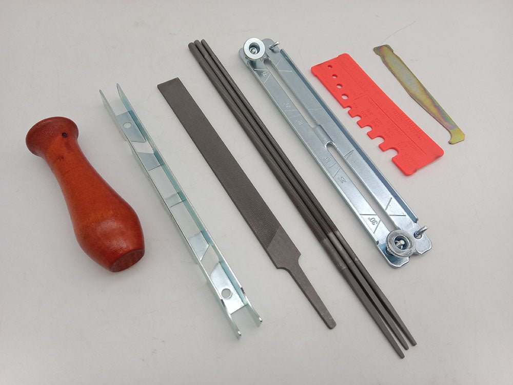 10pc Chainsaw Sharpening Kit T12 Steel File Set Chain Saw Tool Kit T0948 - with | Sold by Uncle Wiener's Wholesale