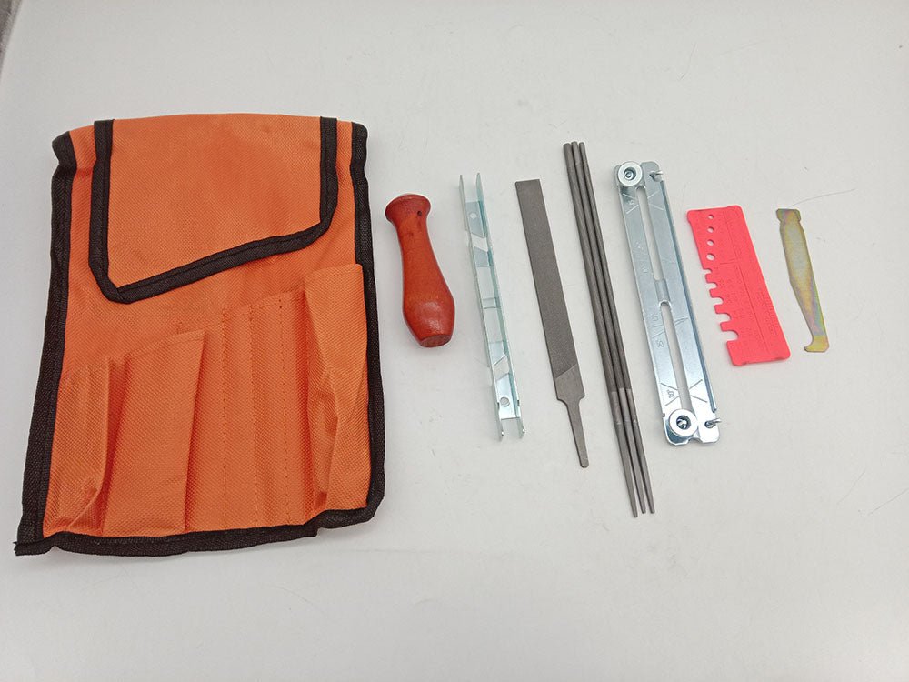 10pc Chainsaw Sharpening Kit T12 Steel File Set Chain Saw Tool Kit T0948 - with | Sold by Uncle Wiener's Wholesale
